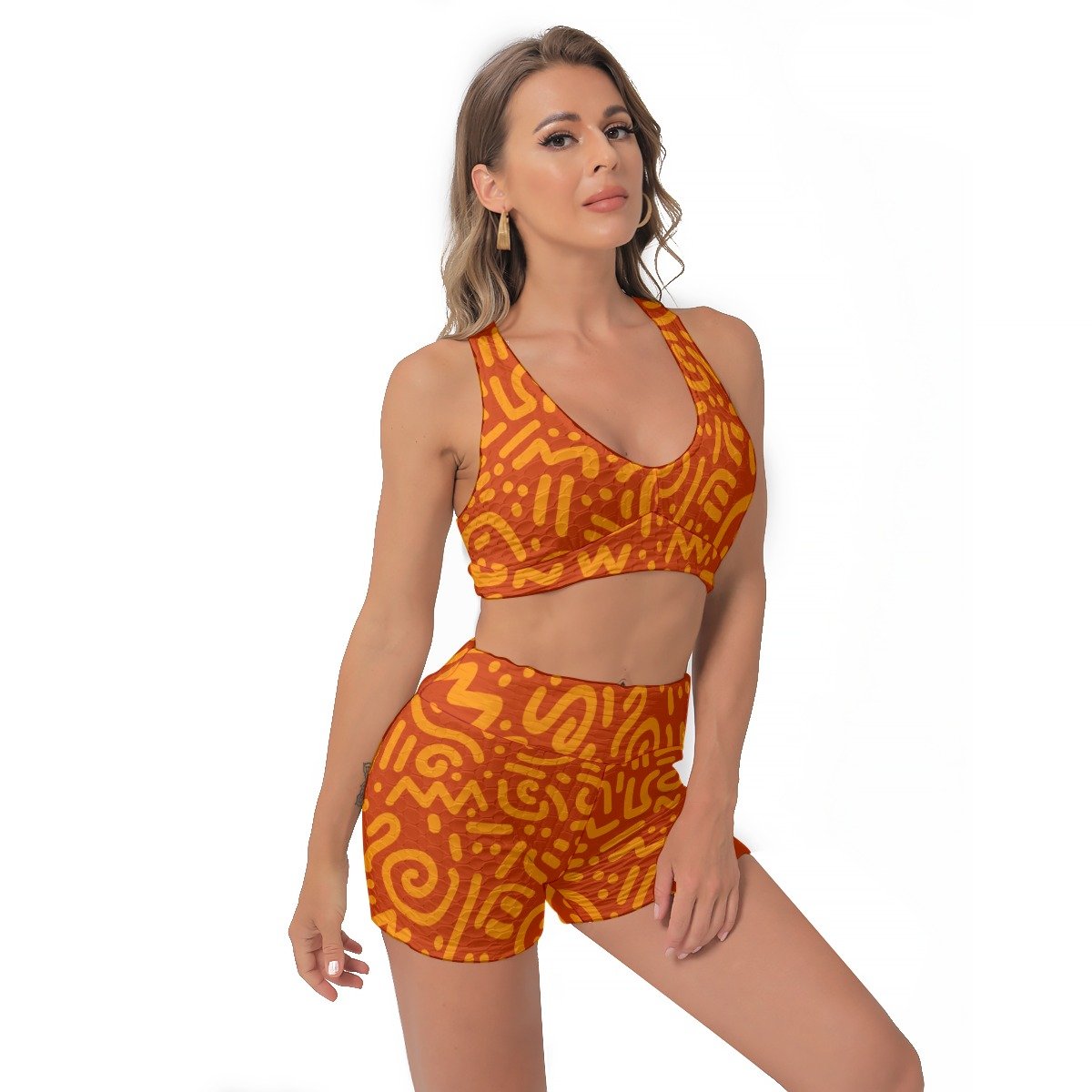 All-Over Print Women’s Sports Bra Suit