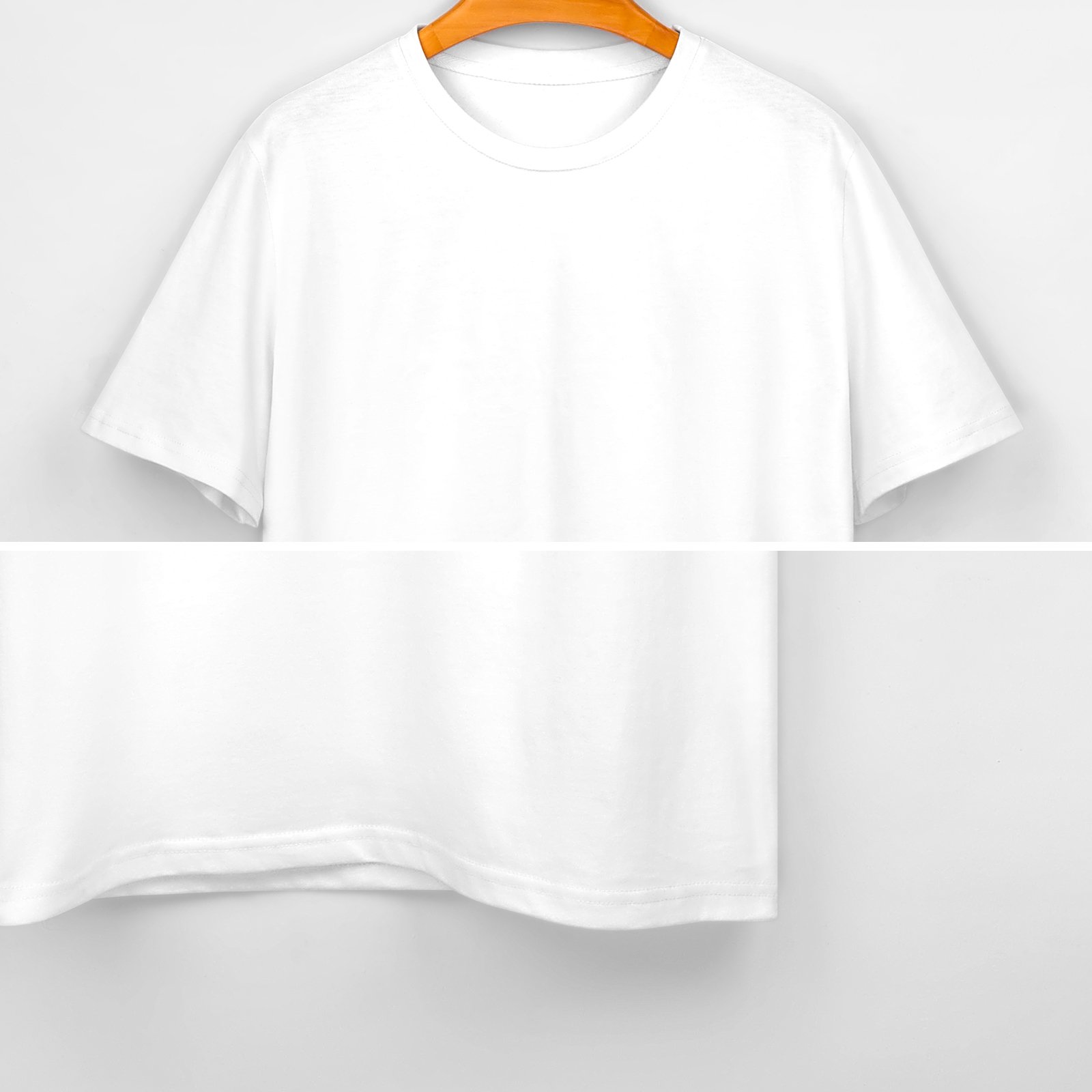 Caramel Leopard Print Cotton Tee – view 7