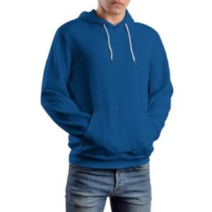 Women’s cobalt blue double-hood hoodie by Creamy Cougar Women's cobalt blue double-hood hoodie by Creamy Cougar